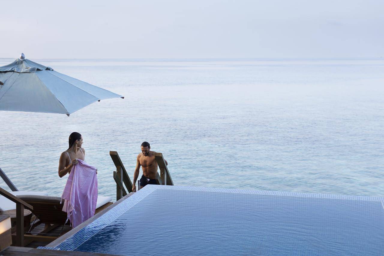 Ocean Bungalow with Pool, Pool, Huvafen Fushi Maldives